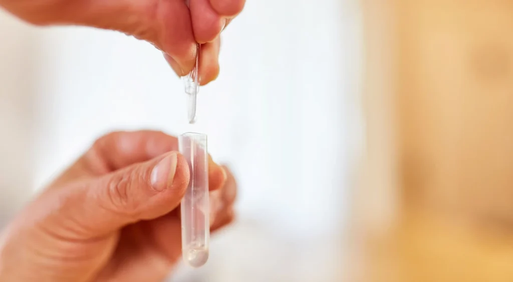 Lab test sample for marijuana detection, showing how long weed stays in the system, California Detox & Recovery Center.