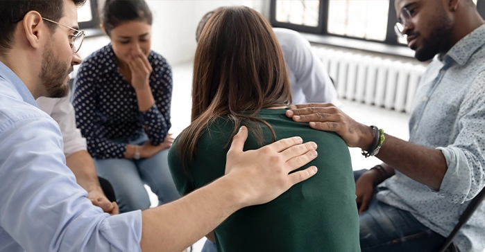 Family members providing emotional support during addiction recovery at California Detox & Recovery Center in Los Angeles.