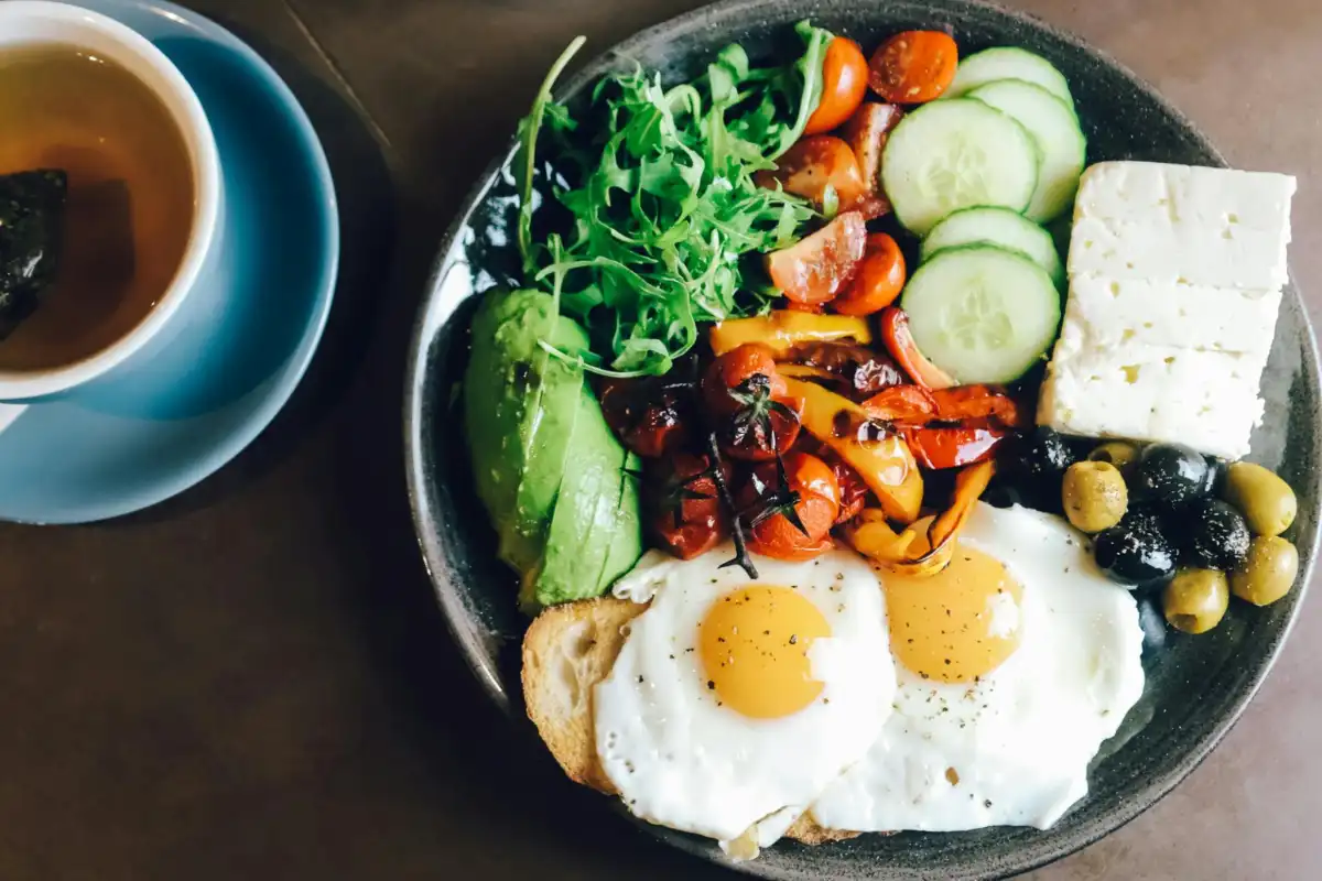 Delicious Mediterranean Breakfast Plate